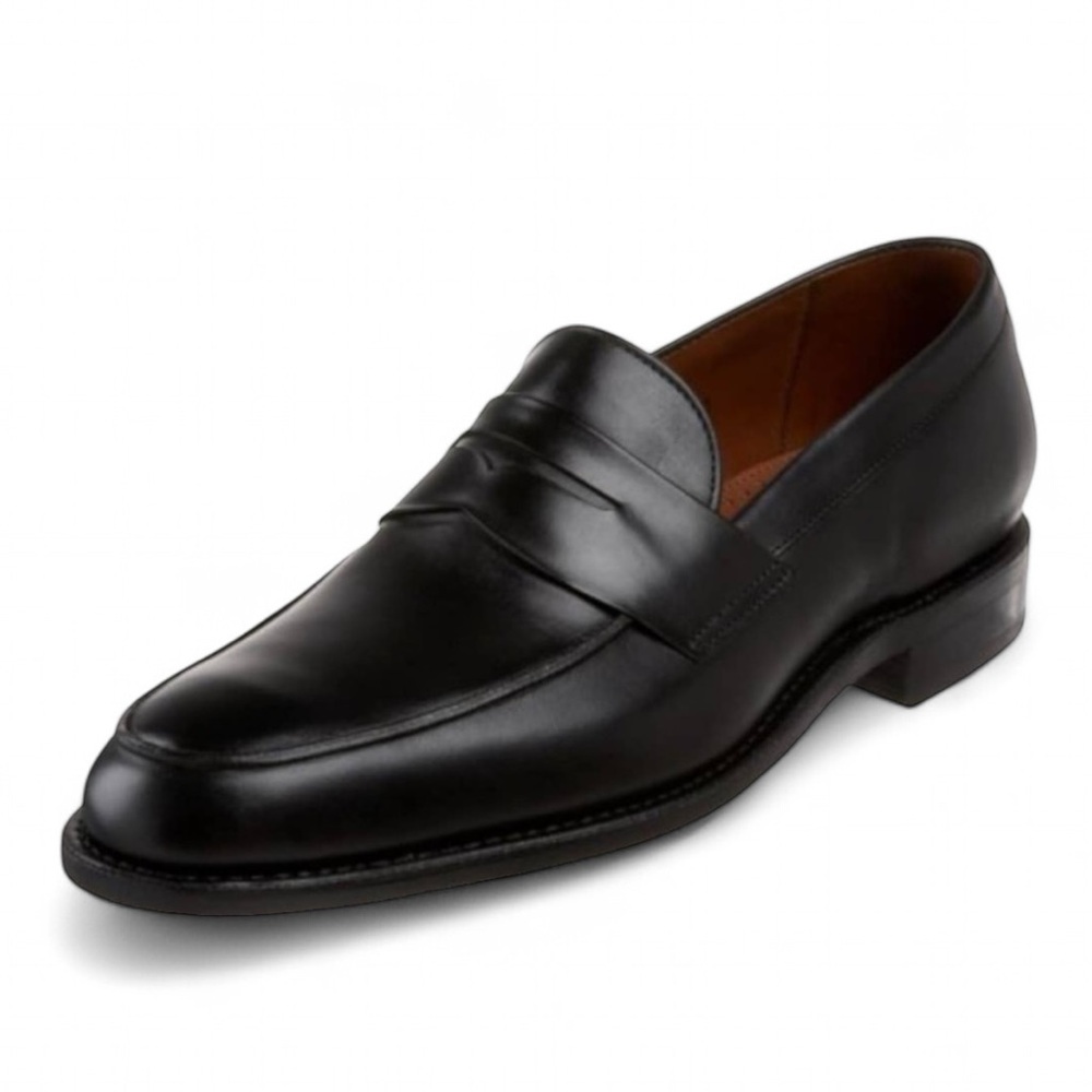 Allen Edmonds Presidio Black Leather Loafers | 10.5 D